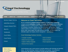 Tablet Screenshot of creedtechnology.com